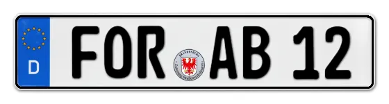 Autokennzeichen FORst