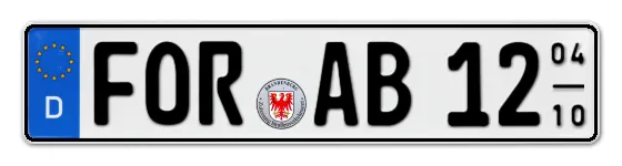 Saisonkennzeichen FOR für FORst online bestellen