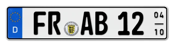 Saisonkennzeichen FR für FReiburg online bestellen