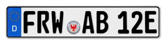 E-Kennzeichen FReienWalde als Wunschkennzeichen online reservieren
