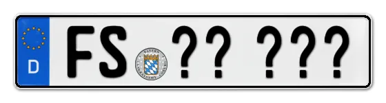 Wunschkennzeichen Freising reservieren