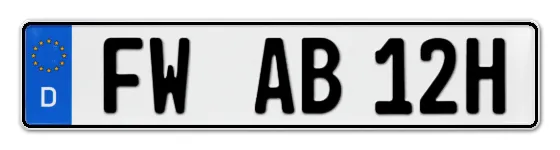 H-Kennzeichen FW online bestellen