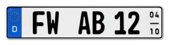 Saisonkennzeichen FürstenWalde Saisonkennzeichen FW für FürstenWalde online bestellen