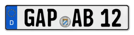Autokennzeichen GArmisch-Partenkirchen