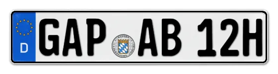 H-Kennzeichen GAP online bestellen