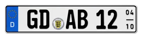 Saisonkennzeichen GD für GmünD online bestellen