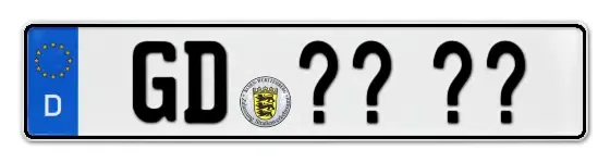 Wunschkennzeichen Gmünd reservieren