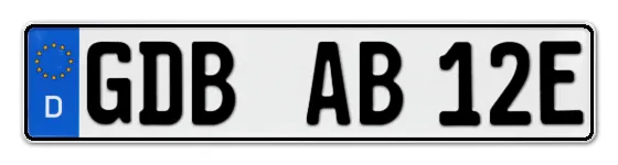 E-Kennzeichen GaDeBusch online bestellen