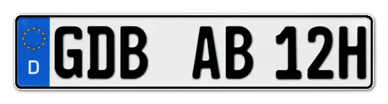 H-Kennzeichen GDB online bestellen