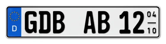 Saisonkennzeichen GDB für GaDeBusch online bestellen