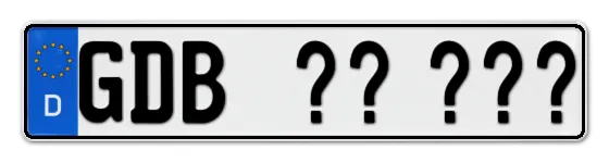 Wunschkennzeichen Gadebusch reservieren