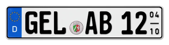 Saisonkennzeichen GEL für GELdern als Wunschkennzeichen online bestellen