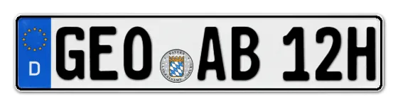 H-Kennzeichen GEO online bestellen