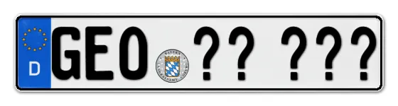 Wunschkennzeichen Gerolzhofen reservieren