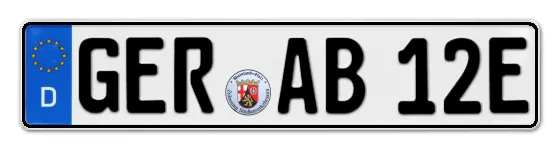 E-Kennzeichen GERmersheim online bestellen