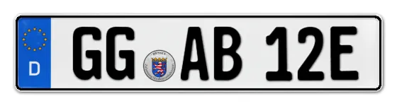 E-Kennzeichen Groß-Gerau online bestellen