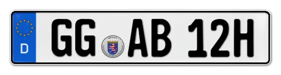 H-Kennzeichen GG online bestellen