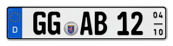 Saisonkennzeichen GG für Groß-Gerau online bestellen