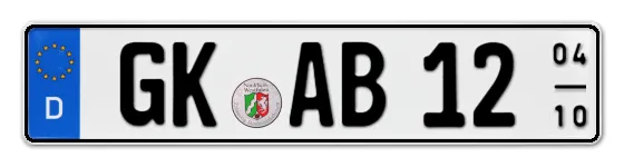Saisonkennzeichen GK für GeilenKirchen online bestellen