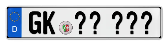 Wunschkennzeichen Geilenkirchen reservieren