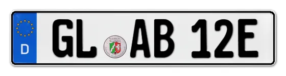 E-Kennzeichen GLadbach online bestellen