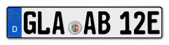 E-Kennzeichen GLAdbeck online bestellen