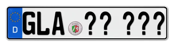 Wunschkennzeichen Gladbeck reservieren