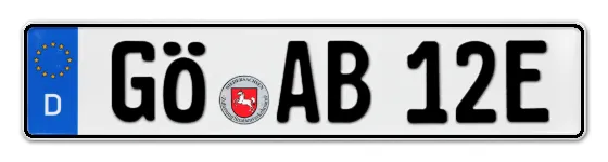 E-Kennzeichen GÖttingen online bestellen