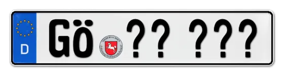 Wunschkennzeichen GÖttingen reservieren