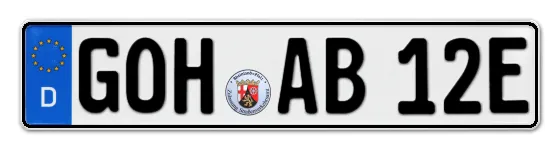 E-Kennzeichen GOarsHausen online bestellen