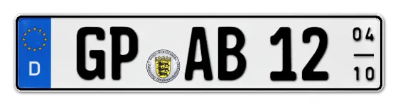 Saisonkennzeichen GP für GöpPingen online bestellen