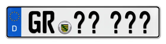 Wunschkennzeichen Görlitz reservieren