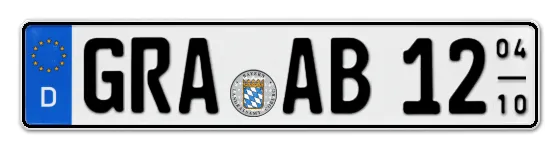 Saisonkennzeichen GRA für GRAfenau als Wunschkennzeichen online bestellen