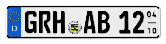 Saisonkennzeichen GRoßenHain Saisonkennzeichen GRH für GRoßenHain online bestellen