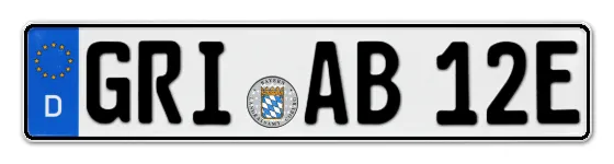 E-Kennzeichen GRIesbach online bestellen