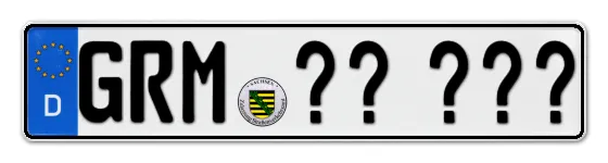 Wunschkennzeichen Grimma reservieren
