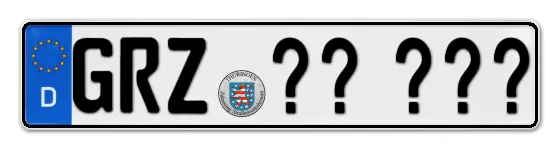 Wunschkennzeichen Greiz reservieren