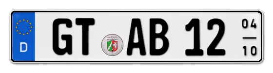 Saisonkennzeichen GT für GüTersloh online bestellen