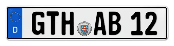 Kennzeichen GoTHa bestellen Kennzeichen GoTHa bestellen