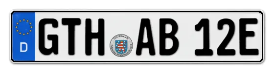 E-Kennzeichen GoTHa als Wunschkennzeichen online reservieren