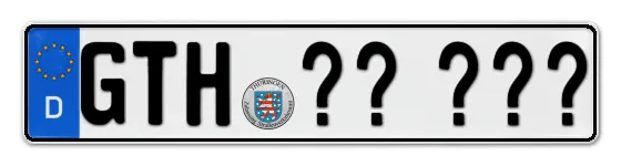 WunschKennzeichen Gotha Wunschkennzeichen Gotha reservieren