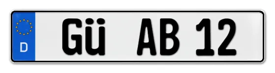 Autokennzeichen GÜstrow