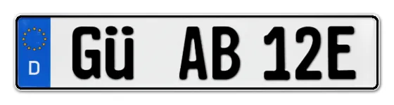 E-Kennzeichen GÜstrow online bestellen