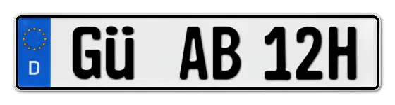 H-Kennzeichen GÜ online bestellen