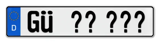 Wunschkennzeichen GÜstrow reservieren