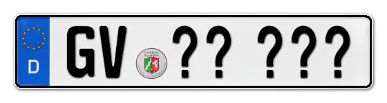 Wunschkennzeichen Grevenbroich reservieren