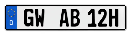 H-Kennzeichen GW online bestellen