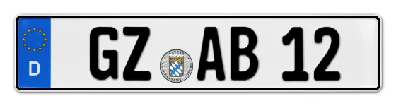 Autokennzeichen GünZburg