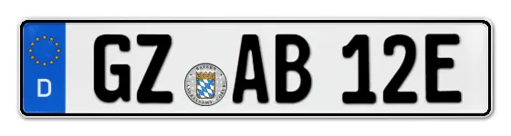 E-Kennzeichen GünZburg online bestellen