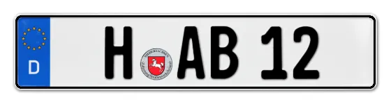 Autokennzeichen Hannover